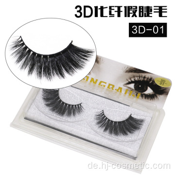 Großhandel 3D Nerz Wimpern 3D Nerz gefälschte Wimpern falsche Nerz Wimpern einzelne Wimpern